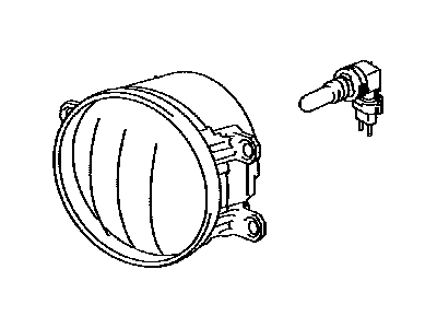 Toyota 81220-0T010 Lamp Assembly, Fog, LH