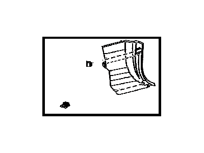 Toyota 62101-0T010-A0 Trim Sub-Assembly, COWL