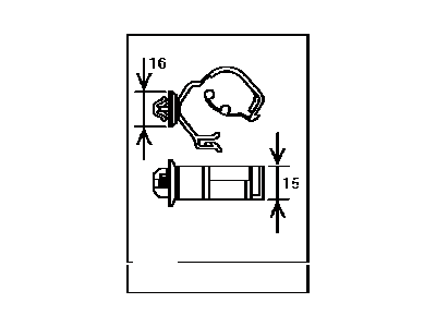 Toyota 82711-1E350 Clamp, Wiring HARNES