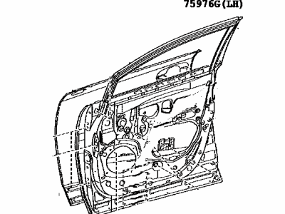 Toyota 67001-0T020 Panel Sub-Assembly, Front D