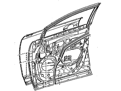 Toyota 67002-0T020 Panel Sub-Assy,  Front Door,  LH