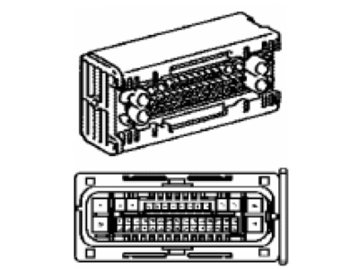 Toyota 90980-12C06 Housing, Connector F