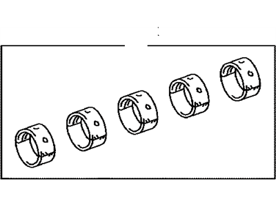 Toyota 11704-21033 Bearing Set, Crankshaft