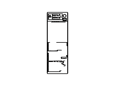 Toyota 74596-12020 Label,  Side Air Bag Caution