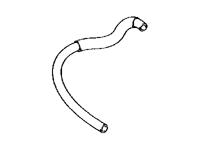 Toyota 12262-31030 Hose,  Ventilation,  NO.2