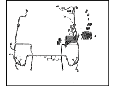 Toyota 82111-35A30 Wire,  Engine Room Main