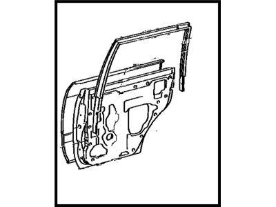 Toyota 67003-60090 Panel Sub-Assy, Rear Door, RH