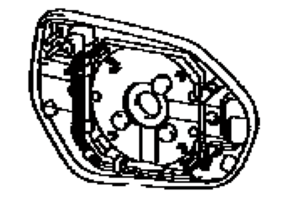 Toyota 87902-33150 Outer Mirror,  RH