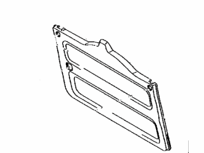 Toyota 64781-35030-B0 Board,  Back Door Trim