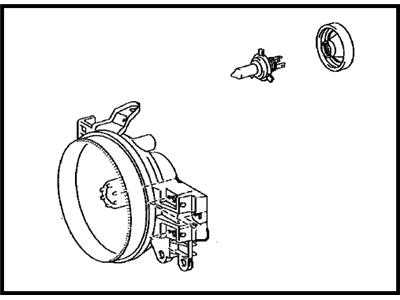 Toyota 81106-35444 Housing Sub-Assy,  Headlamp,  LH