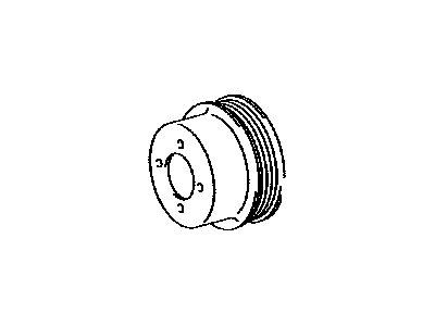 Toyota 16371-31040 Pulley,  Fan