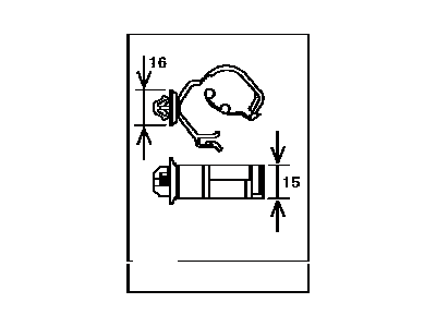 Toyota 82711-1E350 Clamp, Wiring HARNES