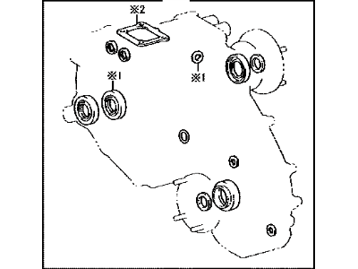 Toyota 04362-60880 Gasket Kit,  Transfer Overhaul
