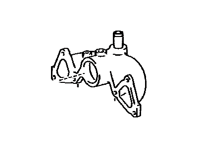 Toyota 16356-31050 Joint,  Water By-Pass,  Rear