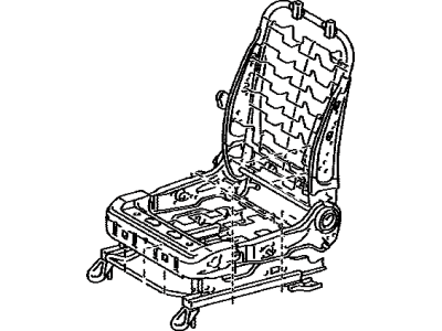 Toyota 71110-35130 Frame Assembly, Front Seat W/Adjuster, Passenger Side