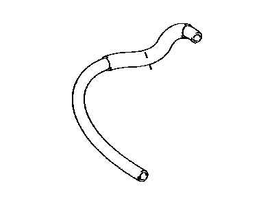 Toyota 12262-31030 Hose,  Ventilation,  NO.2