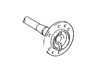 Toyota 42311-04081 Shaft,  Rear Axle,  RH