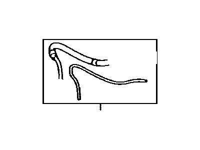 Toyota 90446-04006 Tube Sub-Assy,  Differential Lock Actuator Breather