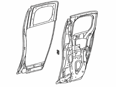 Toyota 67003-35220 Panel Sub-Assy,  Rear Door,  RH