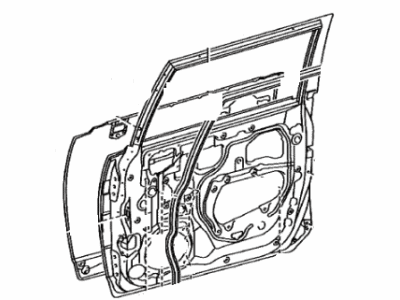 Toyota 67002-35610 Panel Sub-Assy,  Front Door,  LH