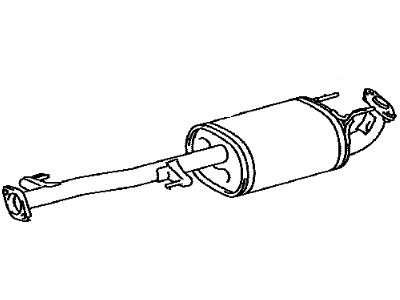 Toyota 17420-31110 Pipe Assembly, Exhaust, Center