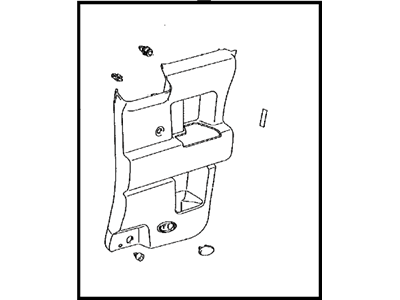 Toyota 67640-35B61-B0 Panel Assembly, Rear Door