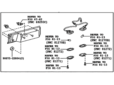 Toyota 76801-35480 Garnish Sub-Assembly, Back Door, Outside