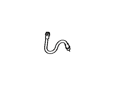 Toyota 90947-02H20 Hose,  Flexible(For Rear Brake Tube)