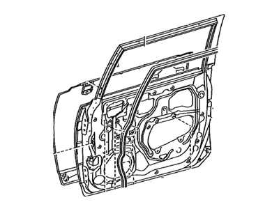 Toyota 67001-35590 Panel Sub-Assy,  Front Door,  RH