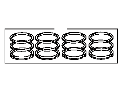 Toyota 13011-0H030 Ring Set, Piston