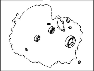Toyota 04331-64010 Gasket Kit,  Transaxle Overhaul(MTM)