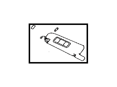 Toyota 74310-AC262-C1 Visor Assy,  RH