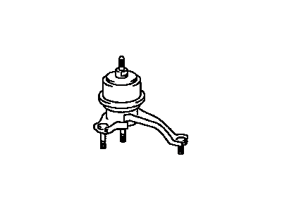 Toyota 12362-0H030 Insulator,  Engine Mounting,  RH(For Transverse Engine)