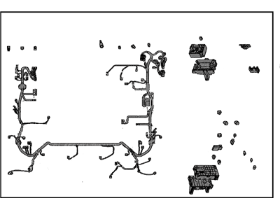 Toyota 82111-0CQ70 Wire,  Engine Room Main