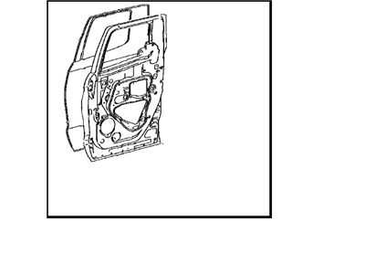 Toyota 67004-0C111 Panel Sub-Assy,  Rear Door,  LH