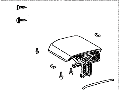 Toyota 58905-0C030-B0 Door Sub-Assembly, Console Compartment