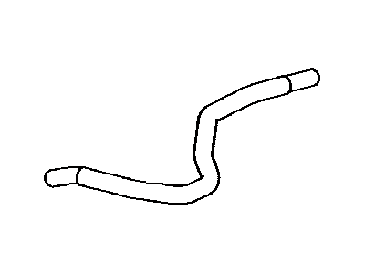 Toyota 16296-38050 Hose,  Water By-Pass,  NO.8