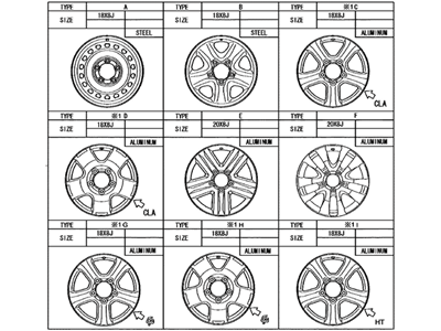 Toyota 4260D-0C020 Wheel,  Disc