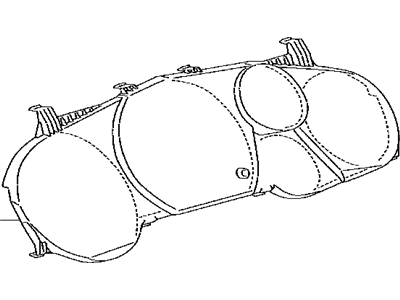 Toyota 83852-0CS90 Glass,  Combination Meter