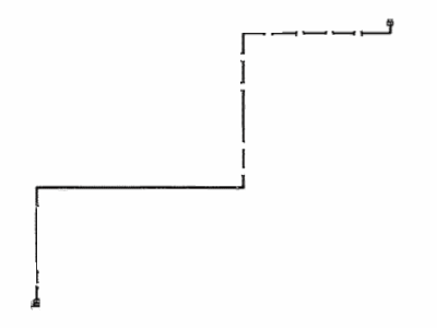 Toyota 47323-0C090 Tube,  Rear Brake,  NO.3