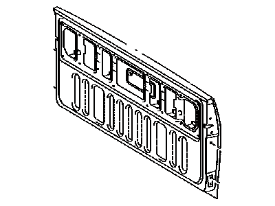 Toyota 65700-0C080 Gate Assy,  Rear Body Tail