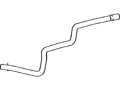 Toyota 17342-0F020 Hose,  NO.2(For Air Injection System)