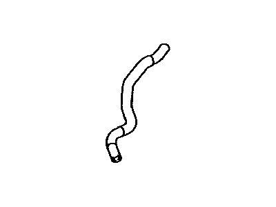 Toyota 16298-38020 Hose,  Water By-Pass,  NO.12