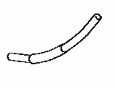 Toyota 90445-A0002 Hose,  Front Differential Vacuum,  NO.3