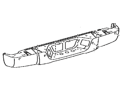 Toyota 52151-0C080 Bar,  Rear Bumper