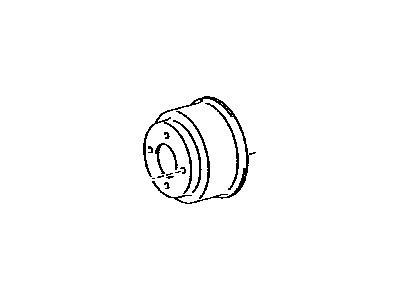 Toyota 16371-31040 Pulley,  Fan