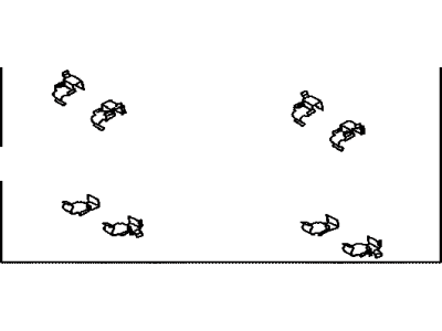 Toyota 04948-0C010 Fitting Kit,  Disc Brake,  Rear