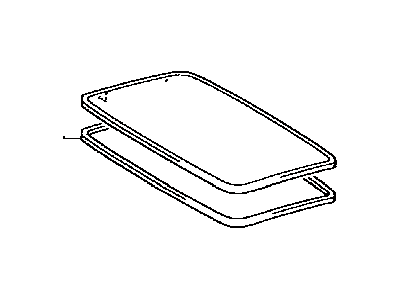 Toyota 63201-0C010 Glass Sub-Assy,  Sliding Roof