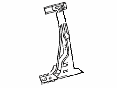 Toyota 61304-0C012 Reinforcement Sub-Assembly, Center Body Pillar, Driver Side Toyota 61304-0C012 Reinforcement Sub-Assembly, Center Body Pillar, Driver Side