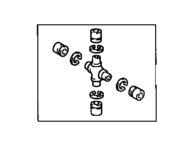 Toyota 04371-36030 Spider Kit,  Universal Joint(For Propeller Shaft)